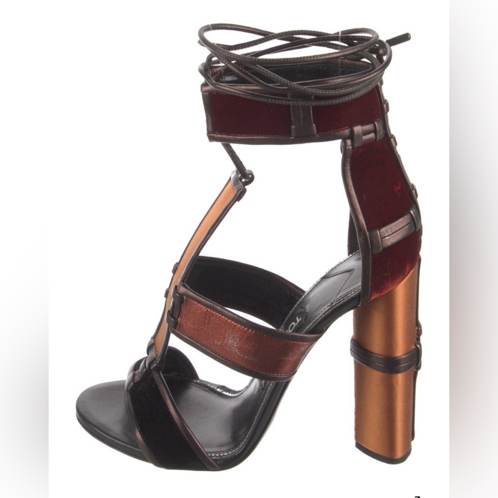 Tom Ford Gladiator heels Sz 37.5